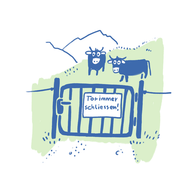 Editorial-Icons:  Wandern 